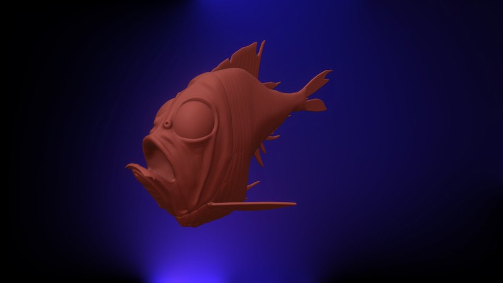 Hatchetfish 3d model