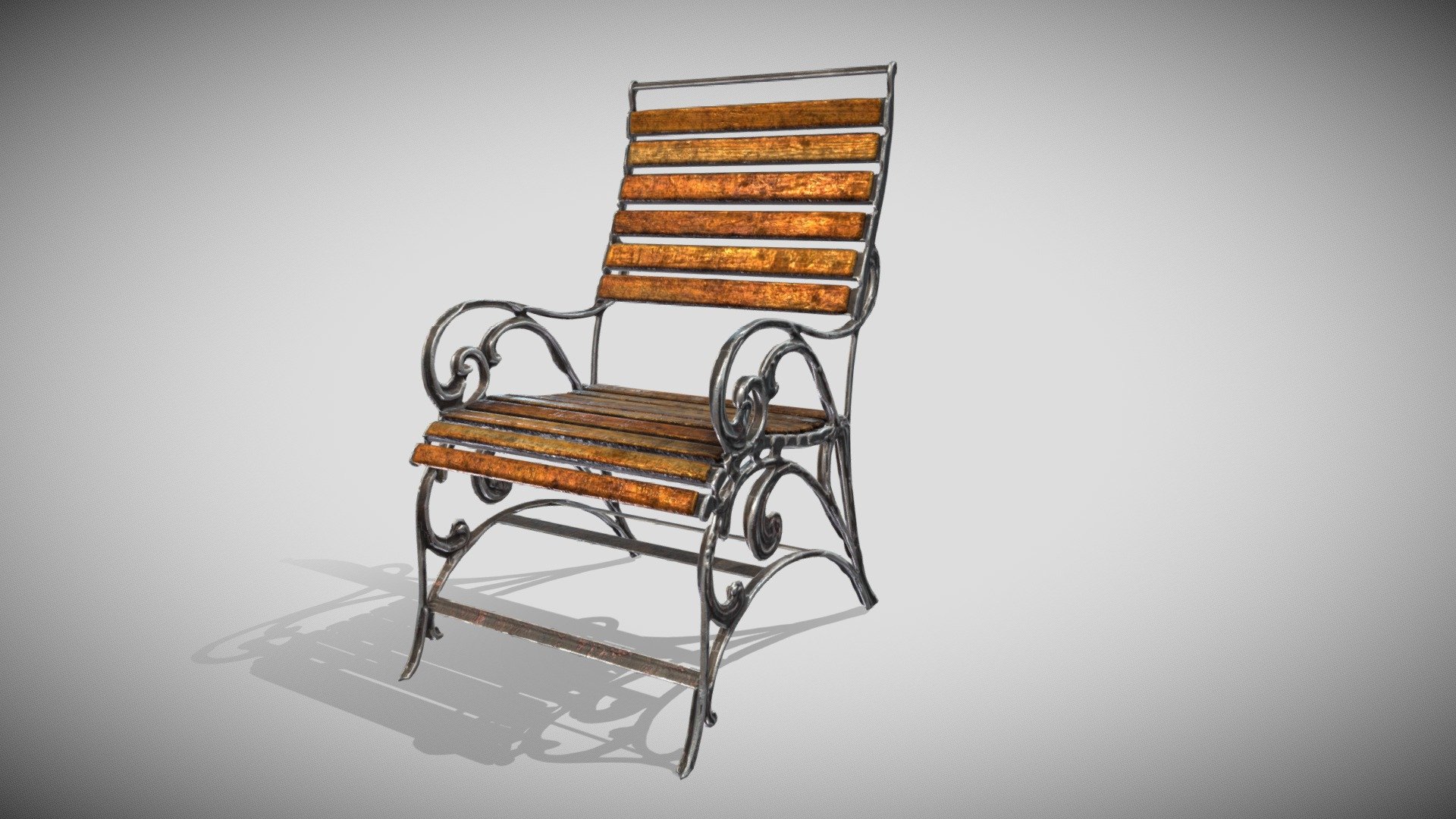 Iron Chair 3d model