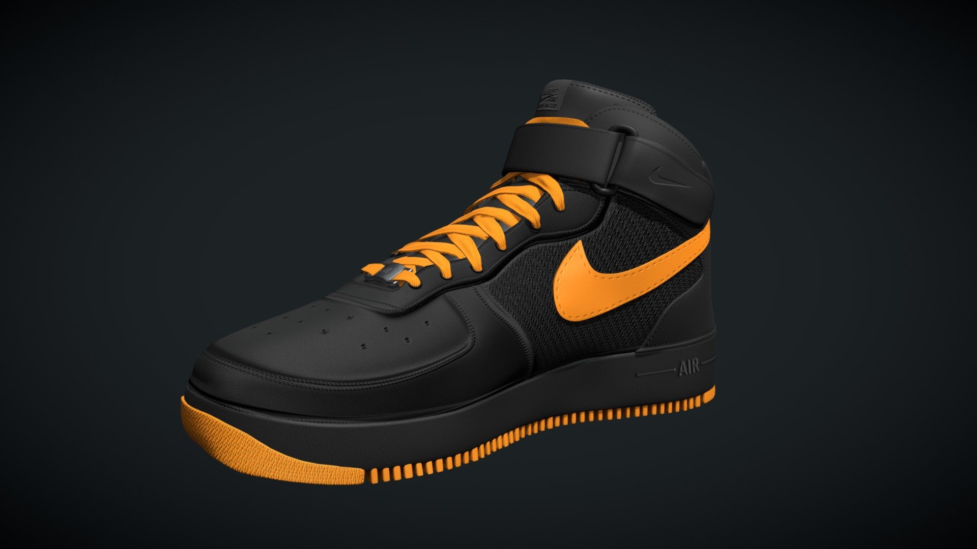 Nike AirForce 3d model