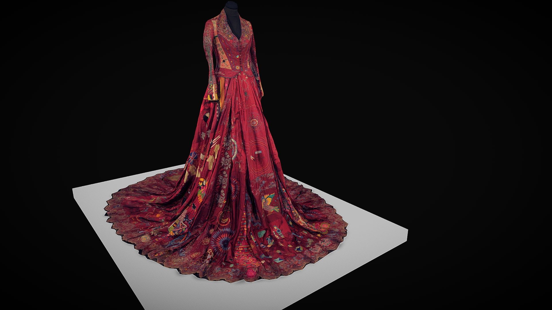 Red Dress Project 3d model