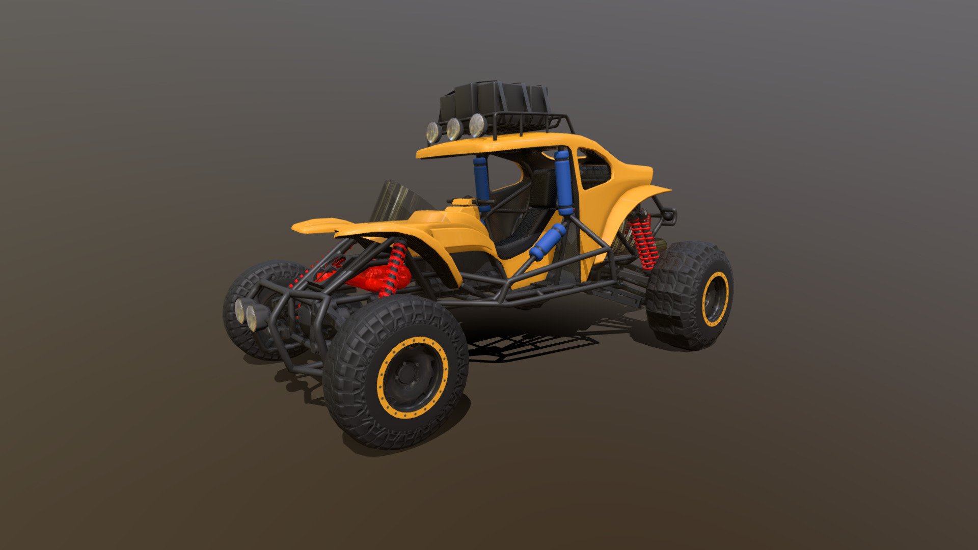 OFFROAD 2089: Buggy 3d model