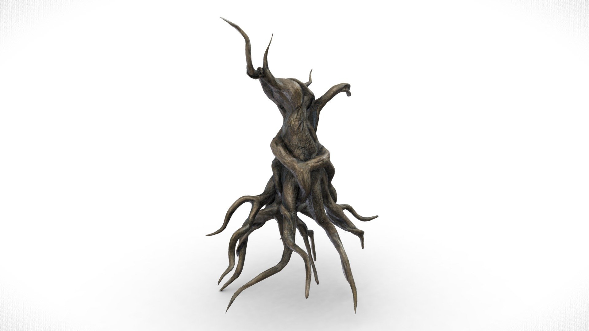 Fantasy Forest Tree Stump B 3d model