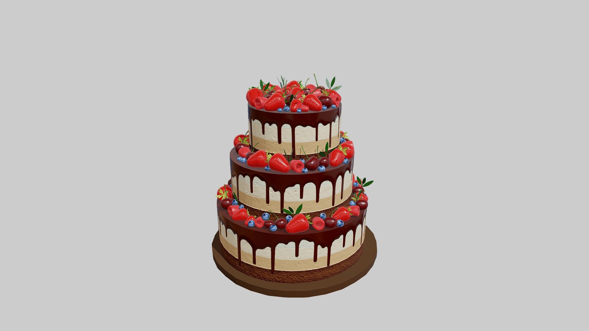 Cake 3d model