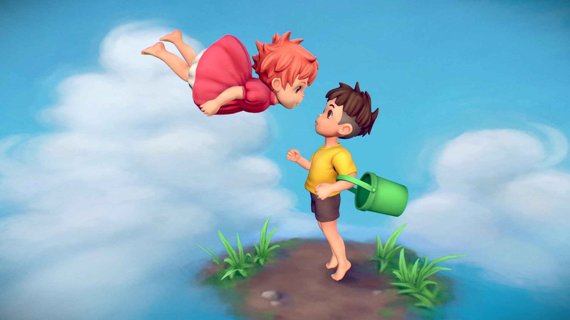 Ponyo 3d model