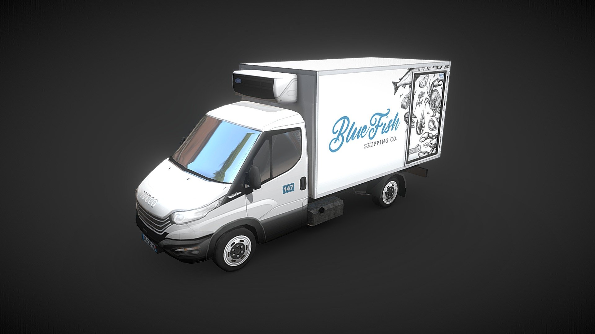 BlueFish x Iveco Daily 3d model