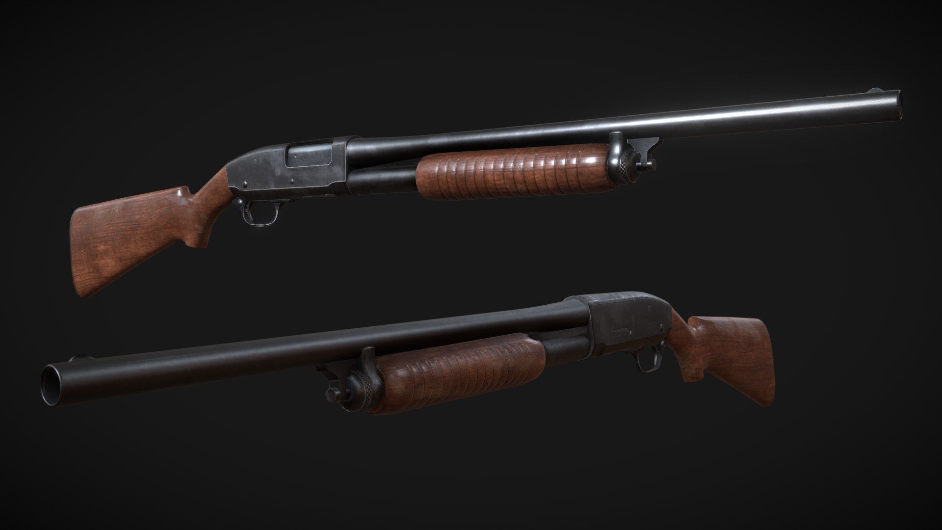 Classic Shotgun 3d model