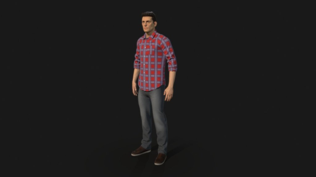 Avatar Male 3d model