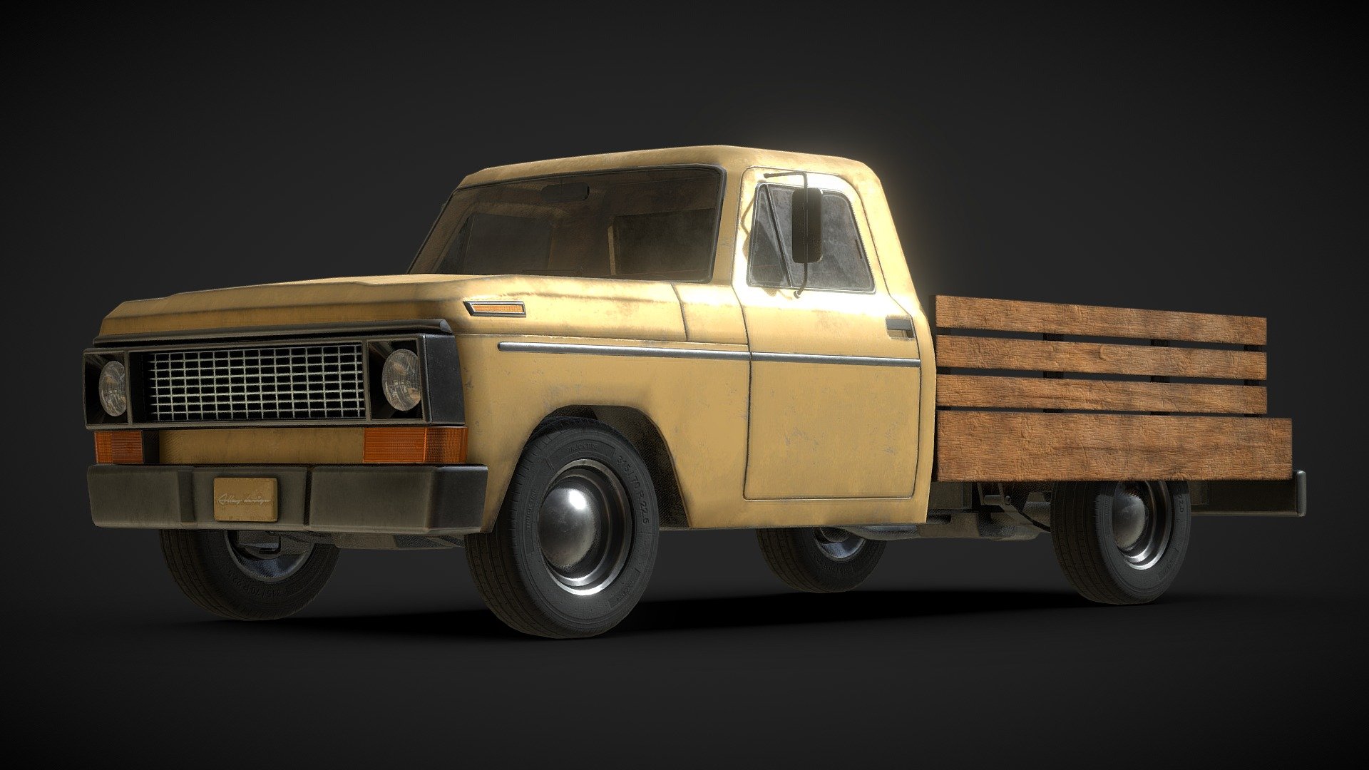 Pickup Truck 3d model