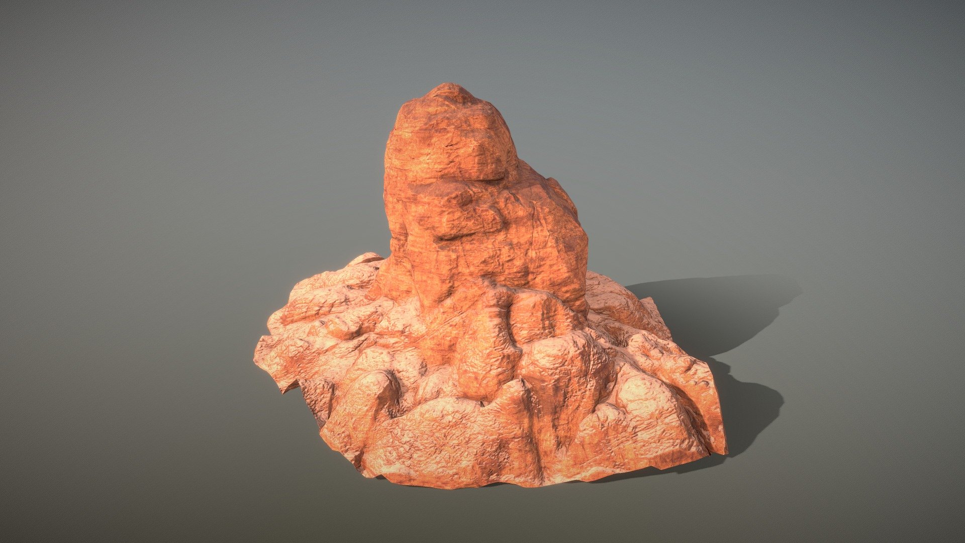 Desert Cliff 3 3d model