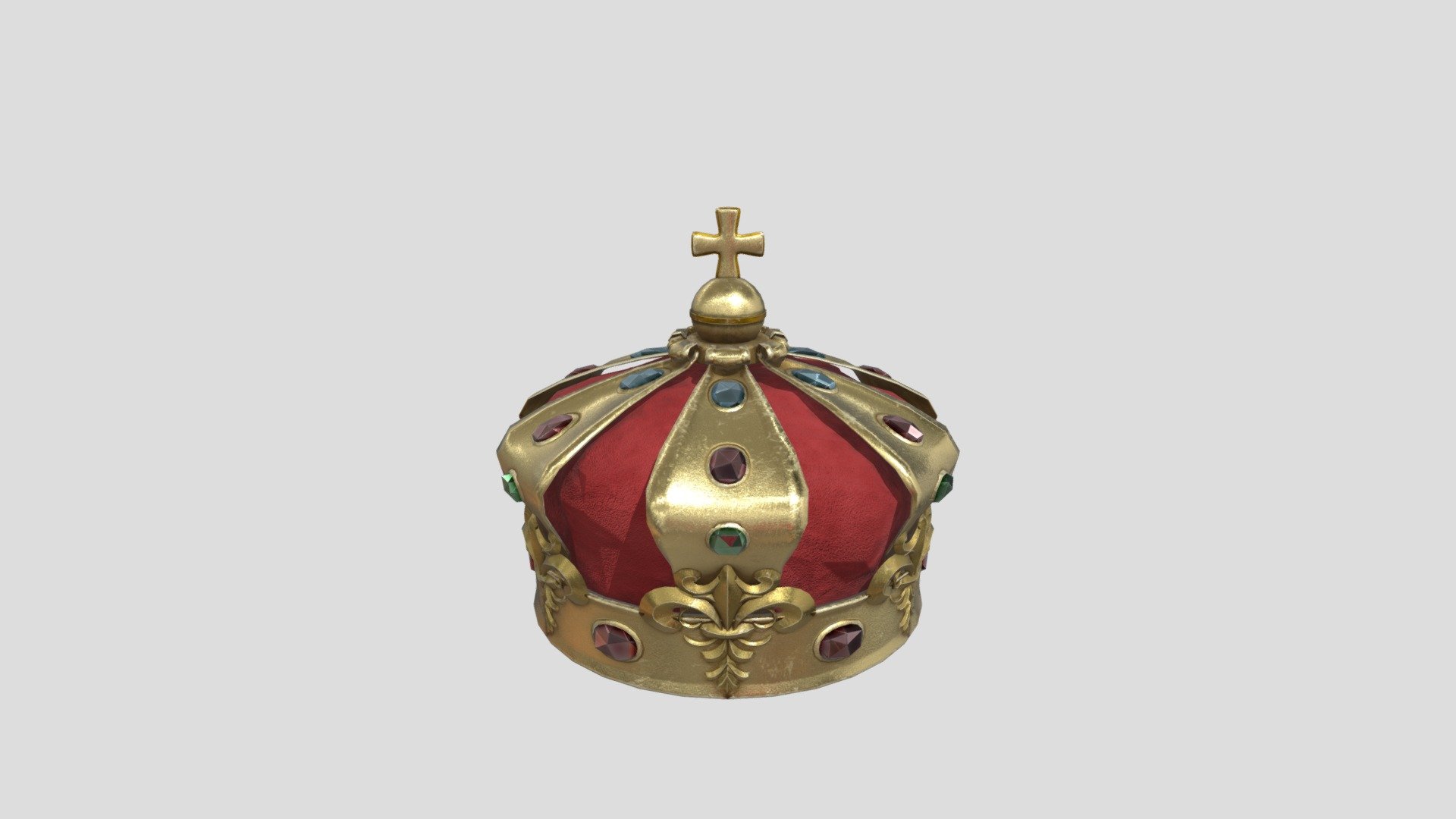 Kings Crown 4K and 2K 3d model