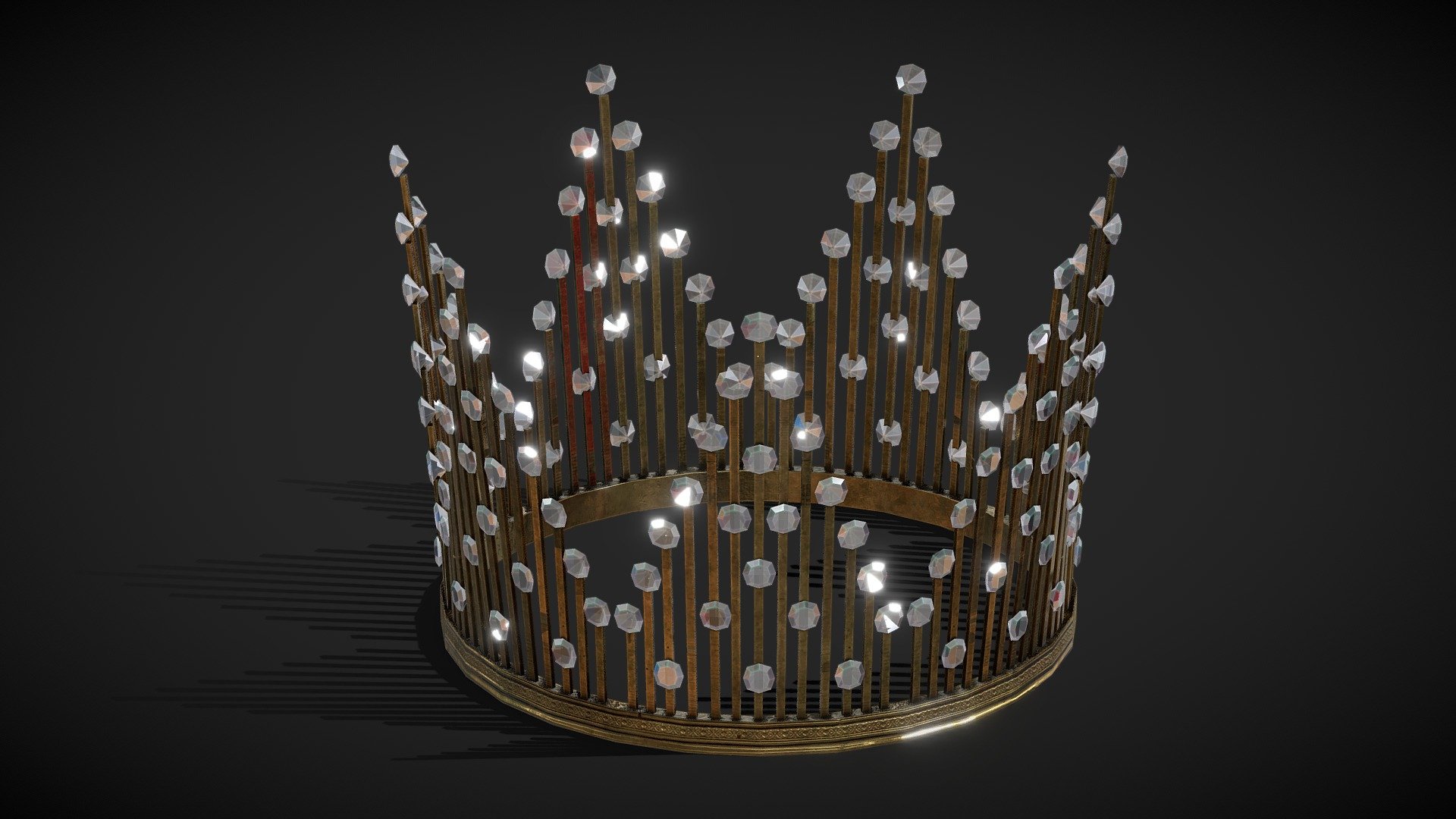 Diamond Crown 3d model