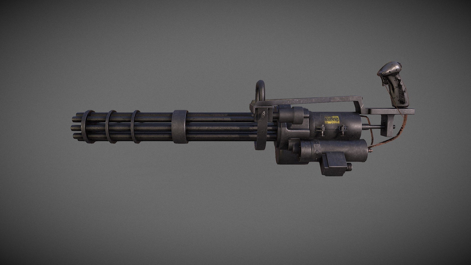 Minigun M134 Update (Substance Painter) 3d model