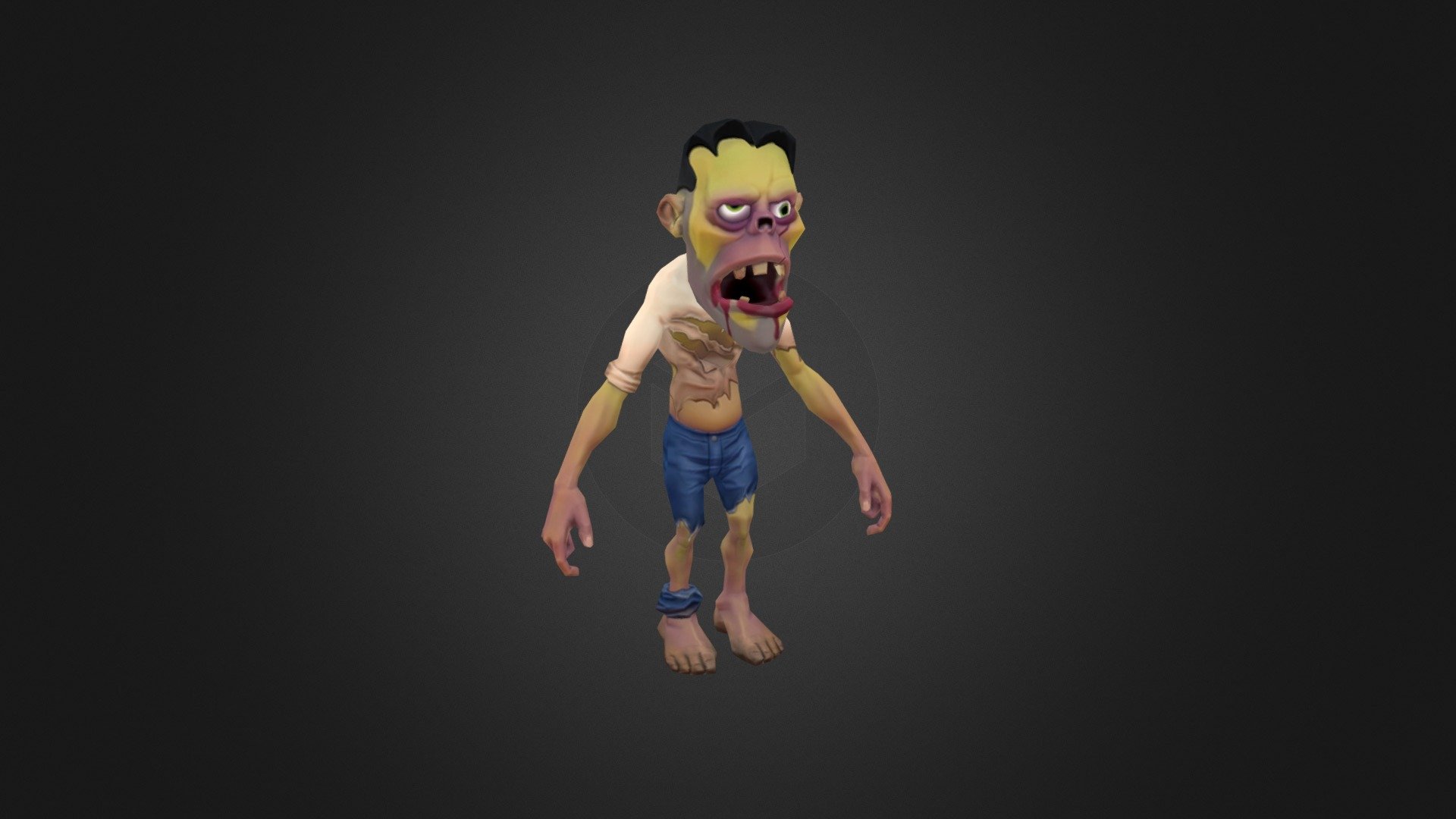 Zombie 3d model