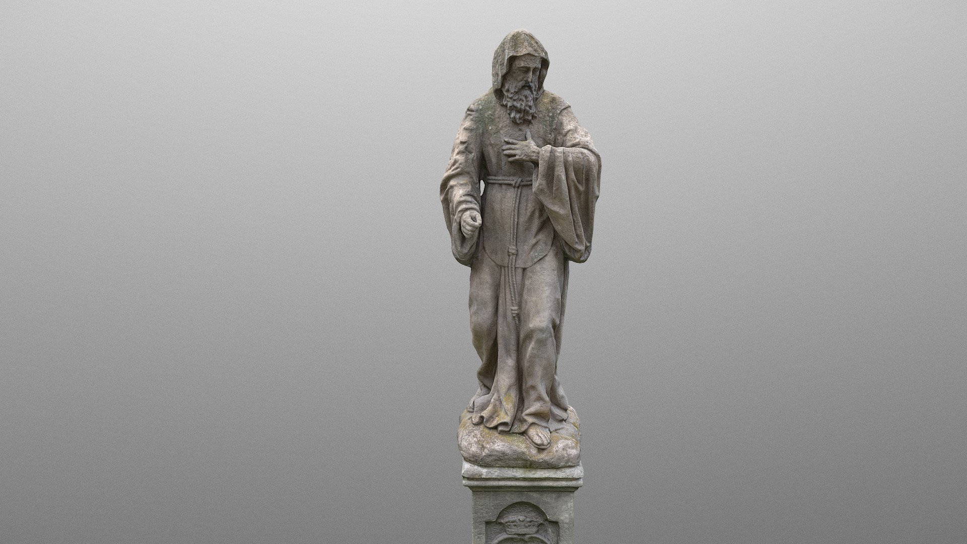 St. Francis statue 3d model