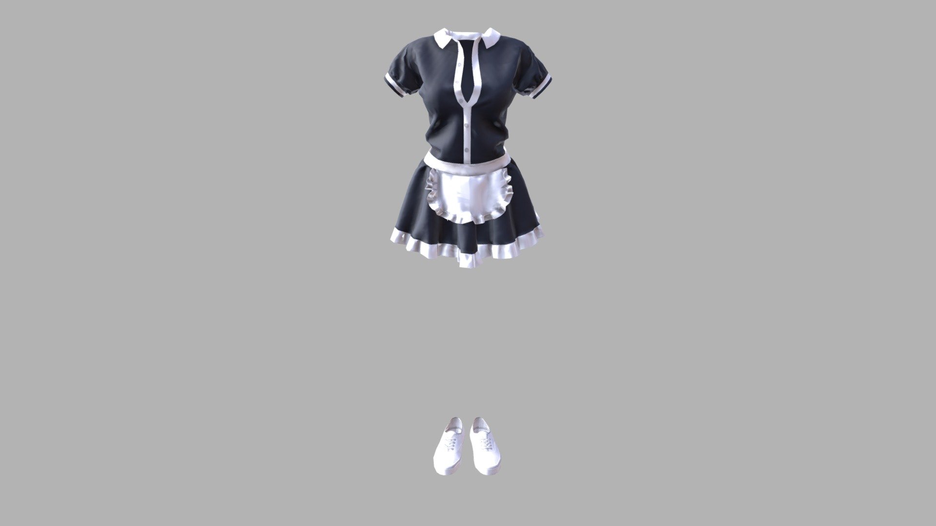 Maid 3d model