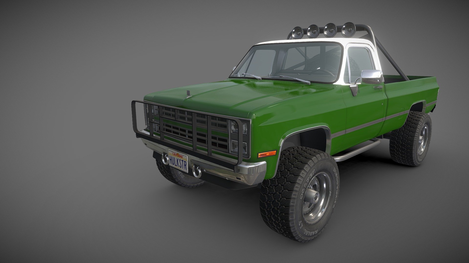 Offroad pickup 3d model