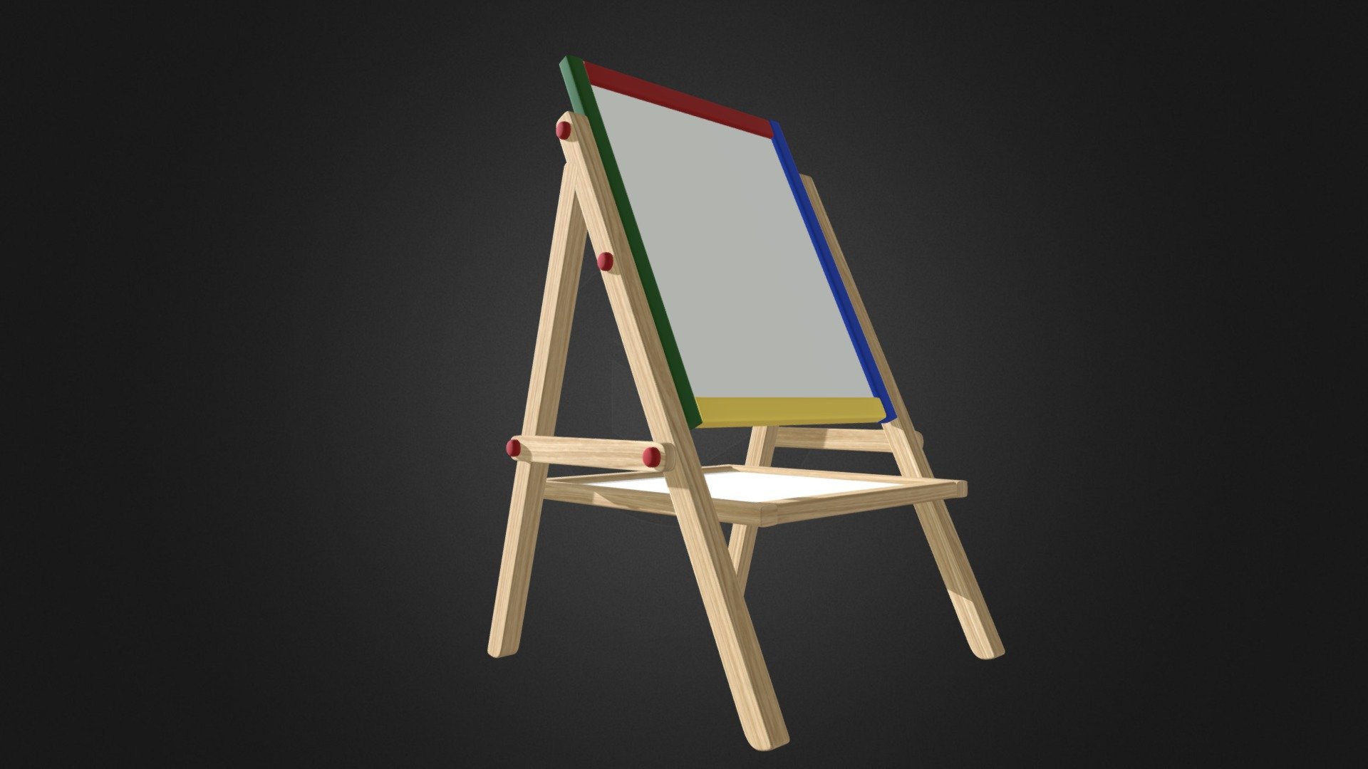 Kids Drawing Board 3d model