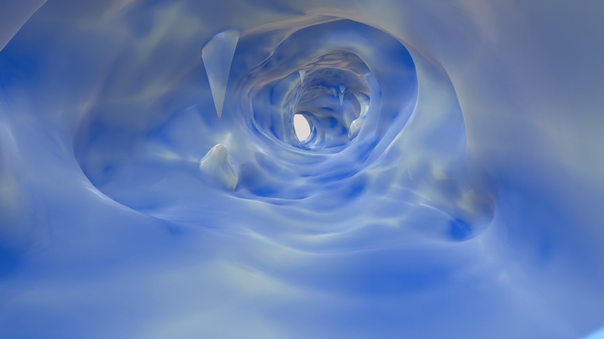 Ice cave Path 3d model