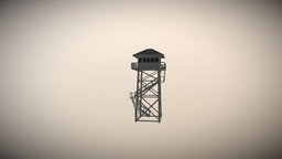 Fire lookout tower