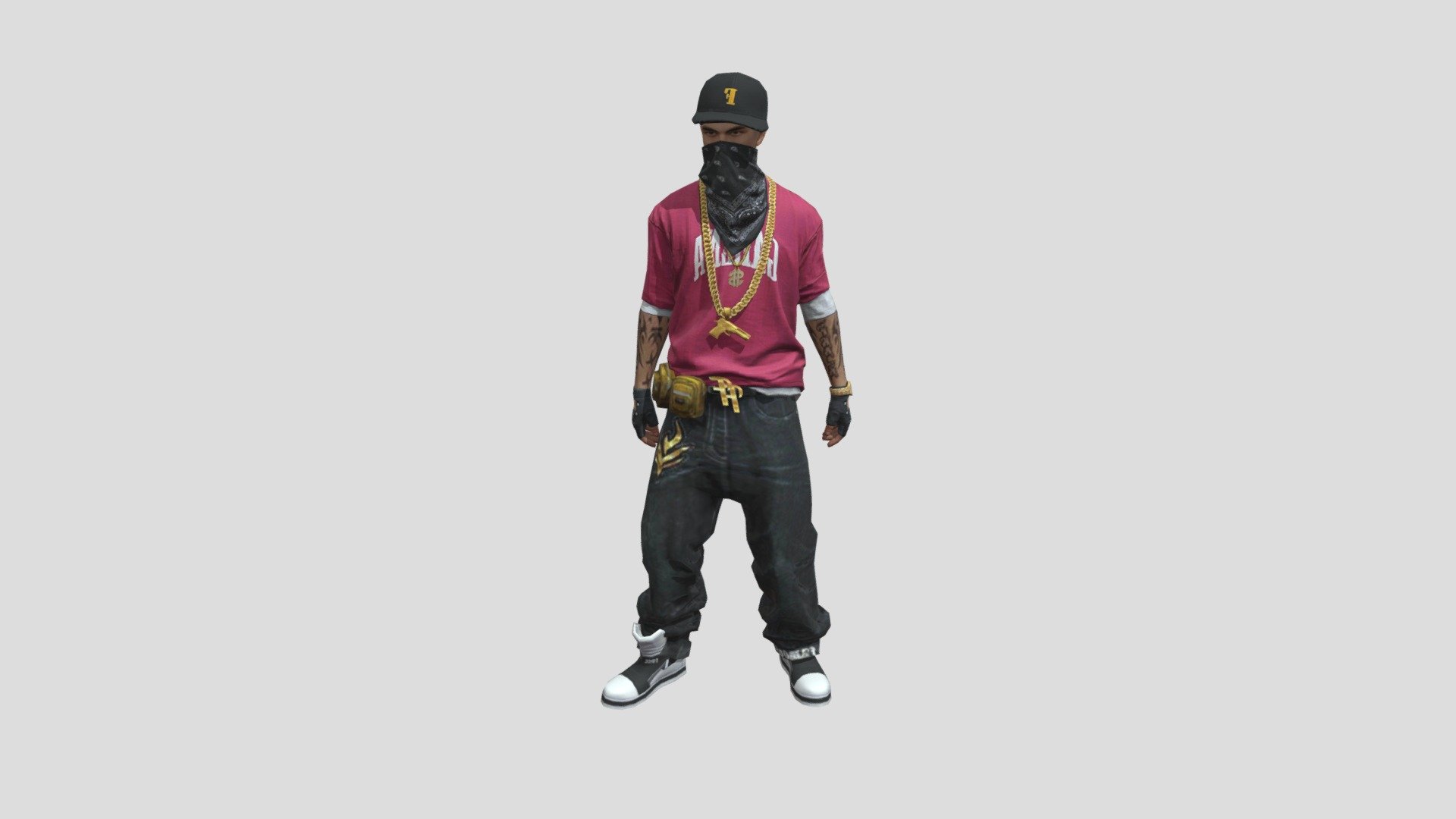 Hip-hop Bundle Free Fire 3d model