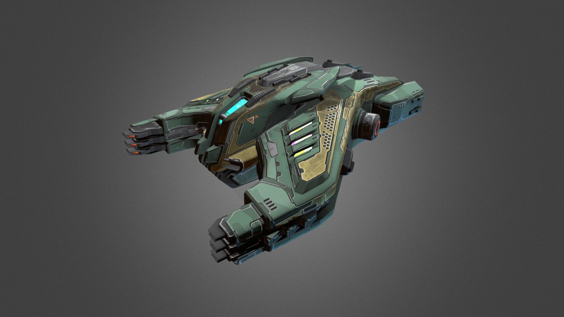 SF Bomber-CR3 3d model