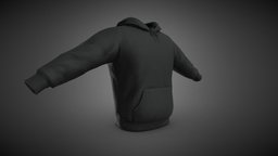 Black Winter Hoodie