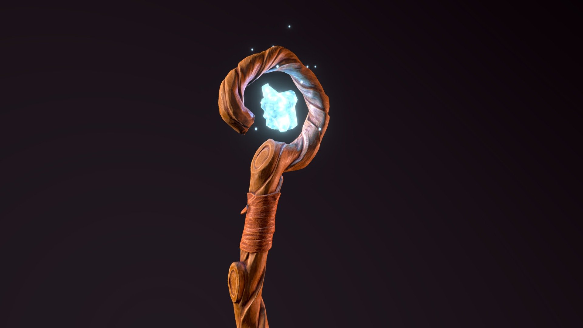 Mage Staff 3d model