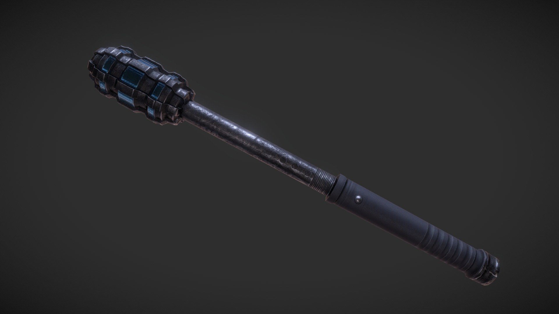 Electic Mace for Police 3d model