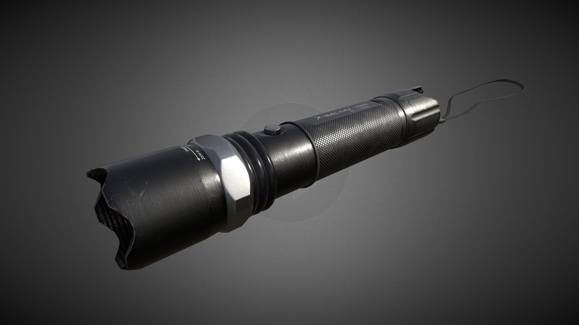 Torch Flashlight BL-T8626 3d model