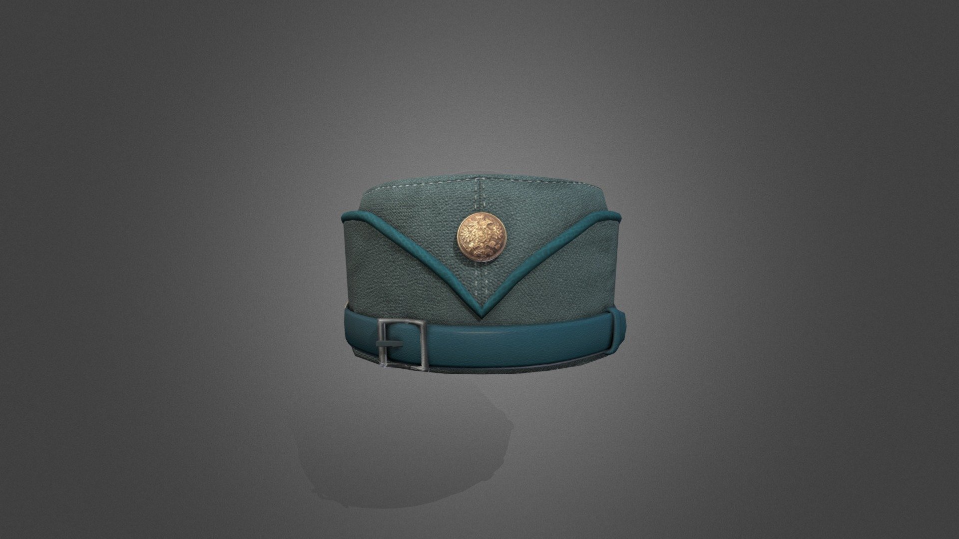 Uniform Army hat 3d model