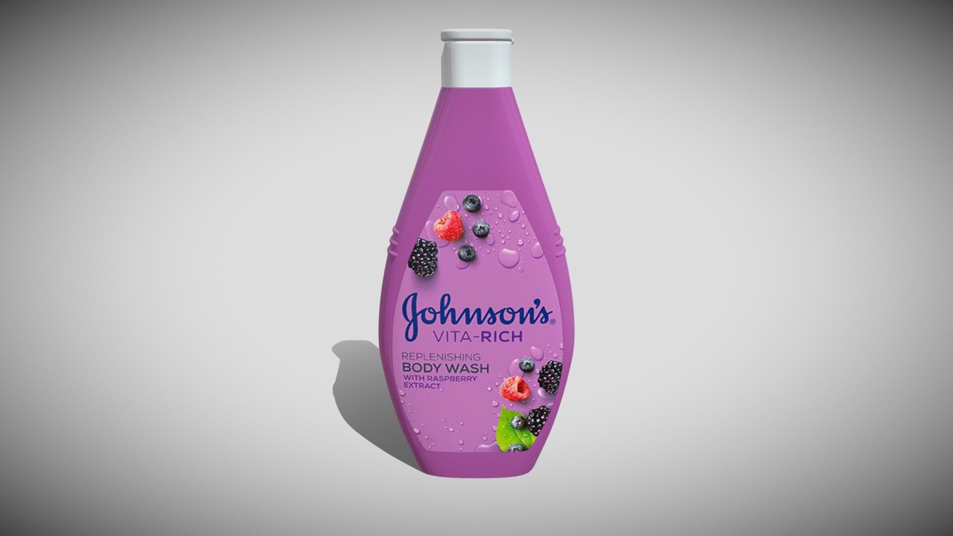 Johnsons Raspberry Extract Body Wash 3d model