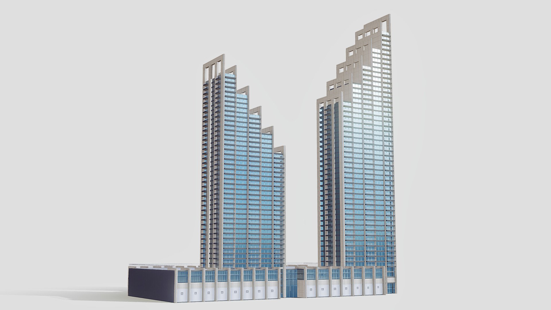 Boulevard Heights 3d model