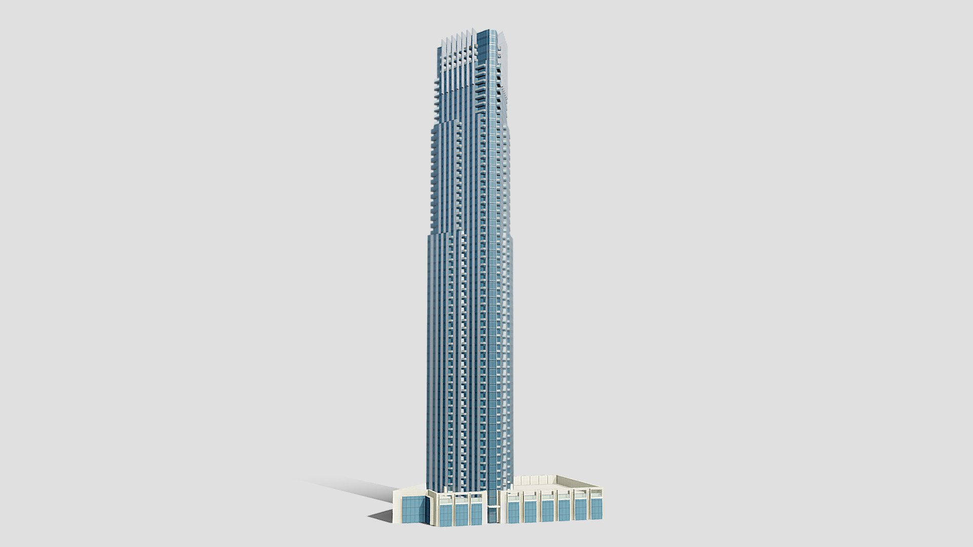 Vida Residence tower 3d model