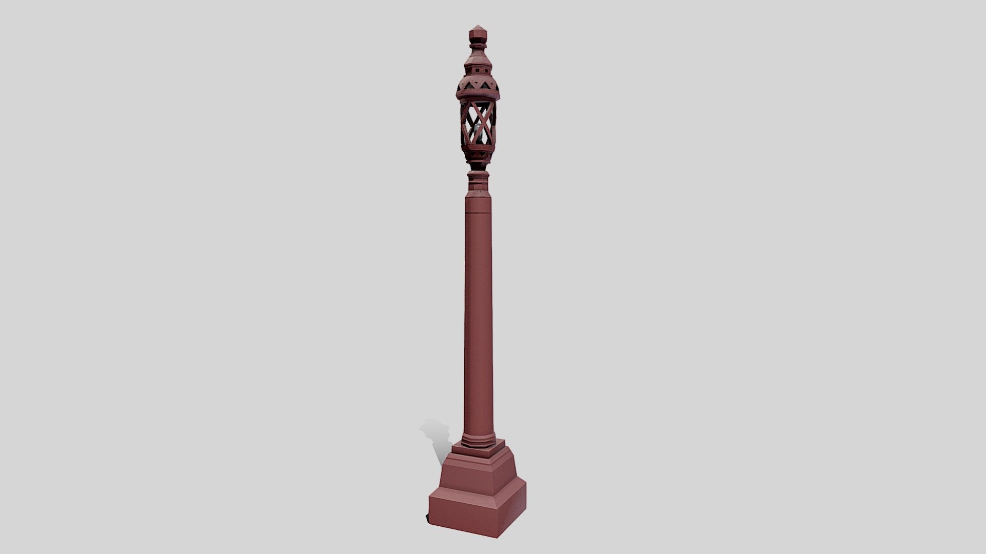 India Gate Street Light 3d model