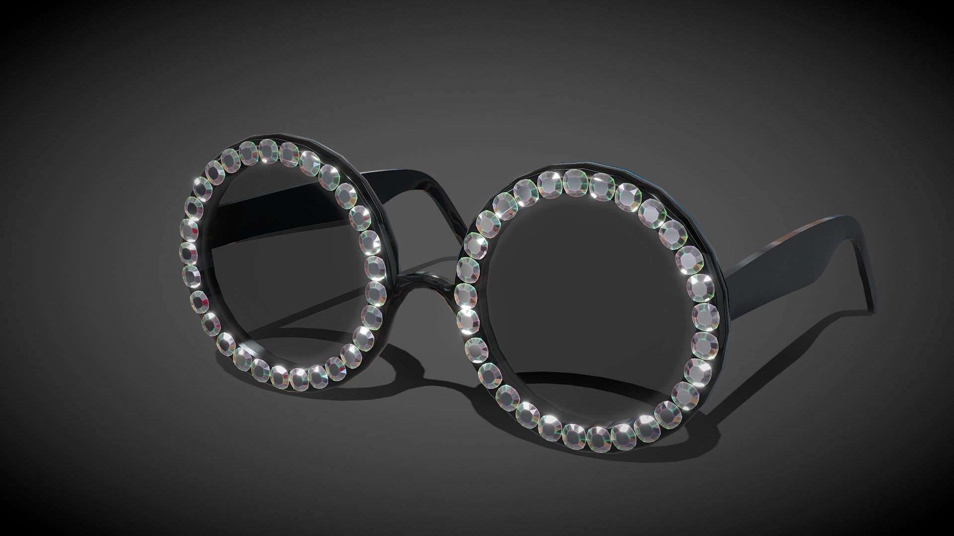 Diamond Sunglasses 3d model