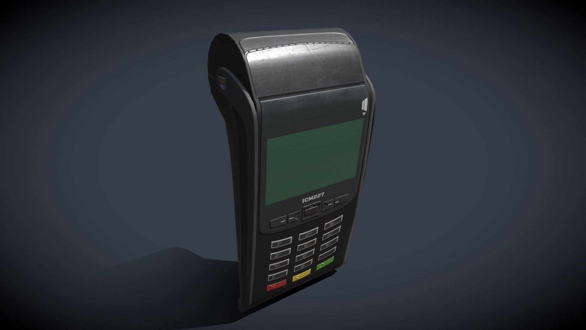 POS terminal 3d model