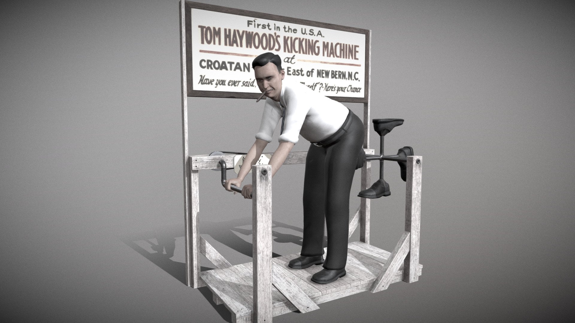 Tom Haywoods Kicking Machine 3d model