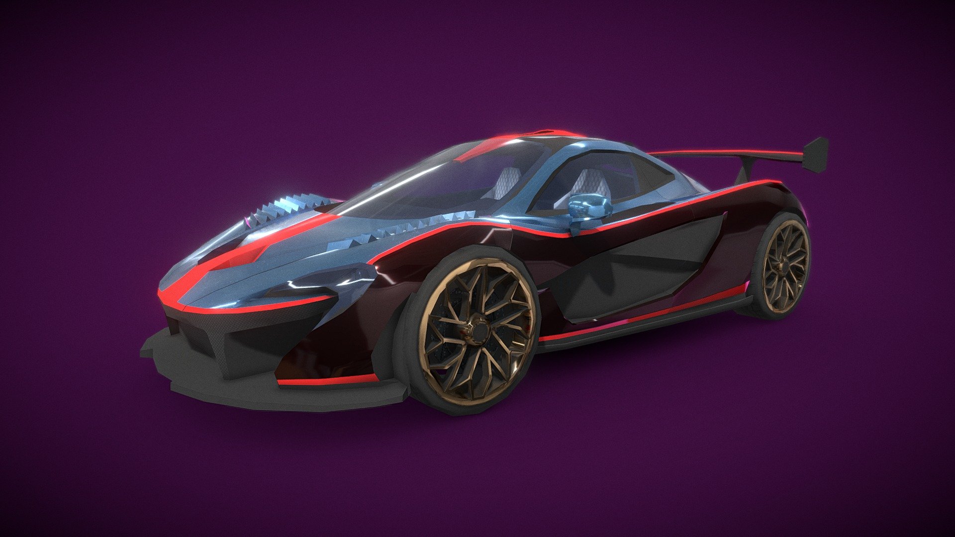 McLaren P1 3d model