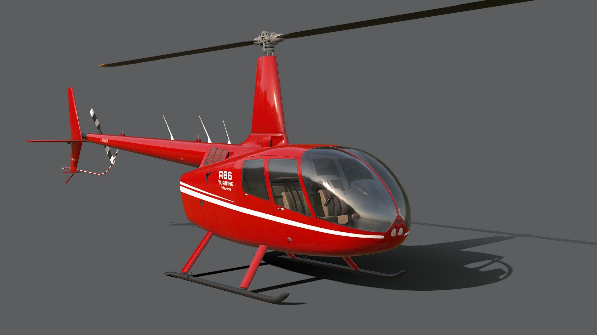 Robinson R66 3d model