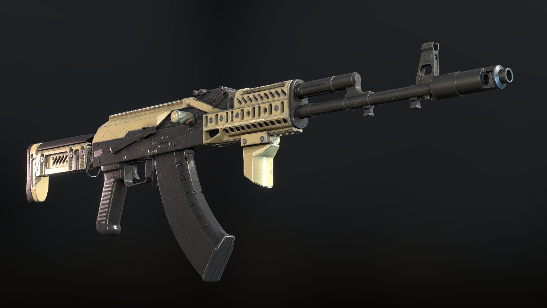 Zenitco AK-103 3d model