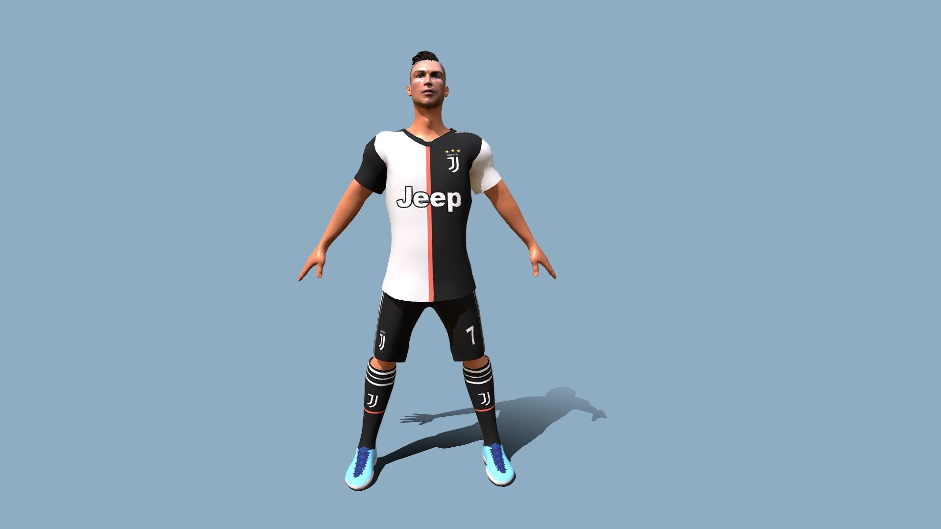 Cristiano Ronaldo 3d model