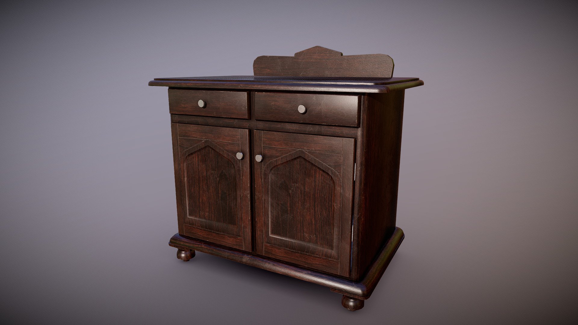 Victorian drawer 3d model