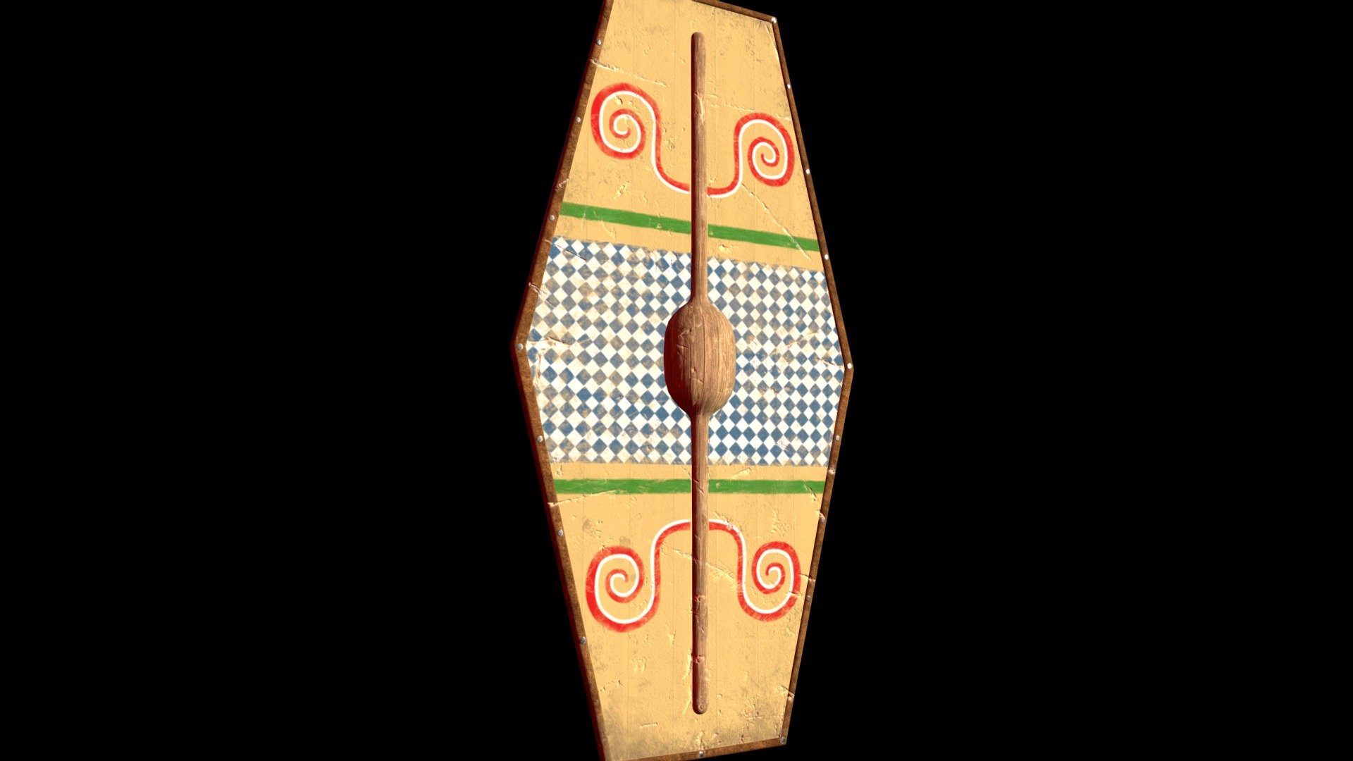 Gallic Shield #3 3d model