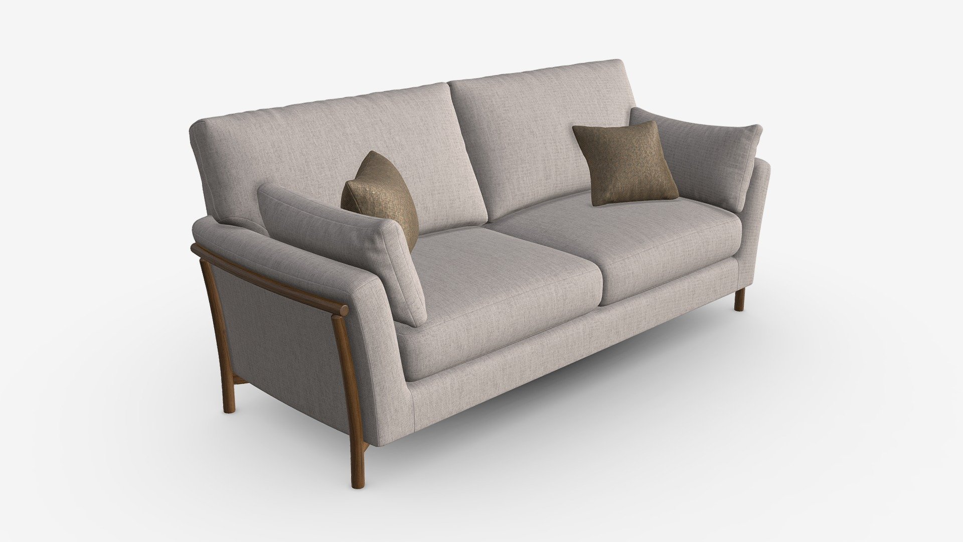 Sofa Large Ercol Avanti 3d model