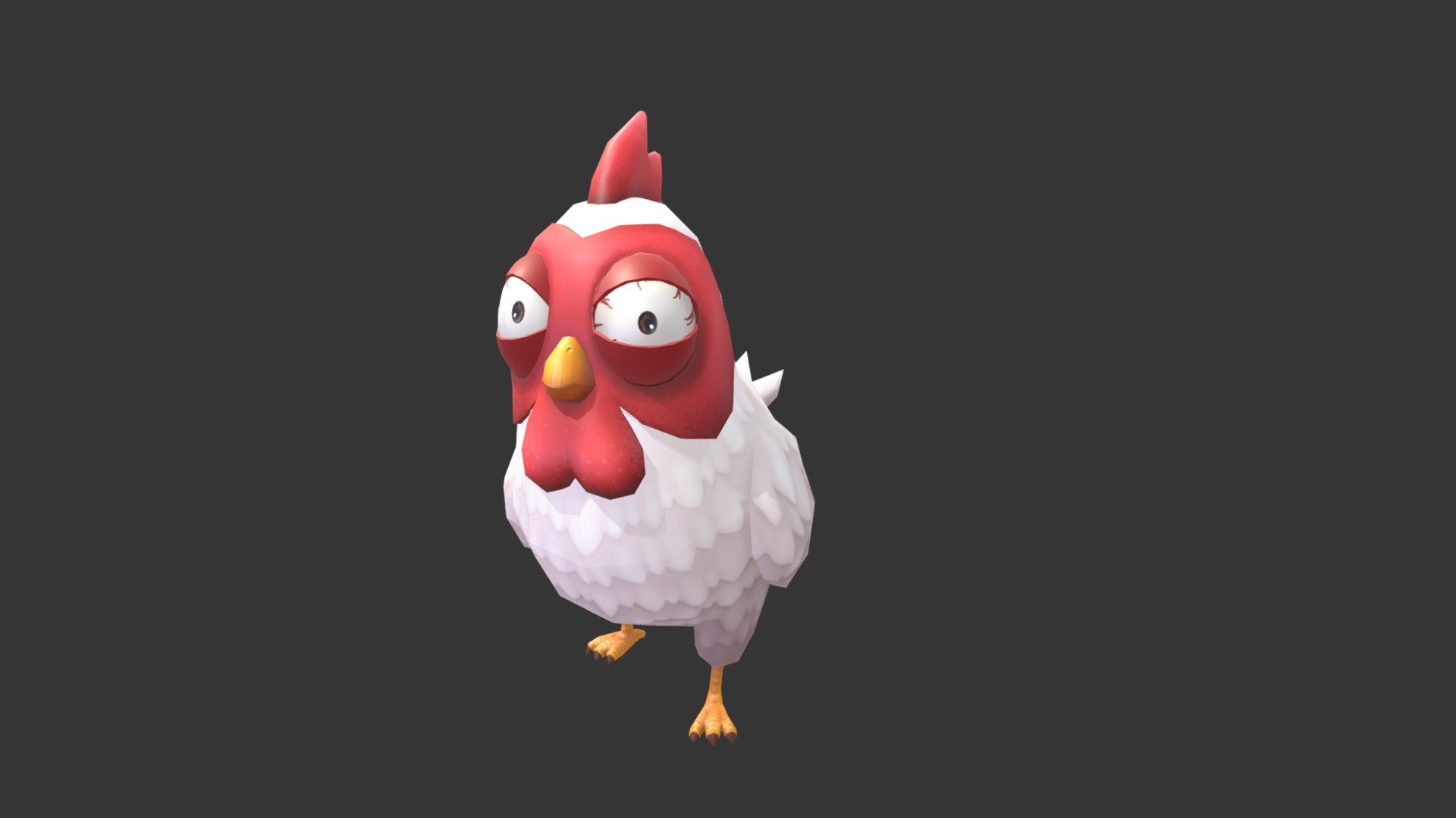 Walking Mad Cock 3d model