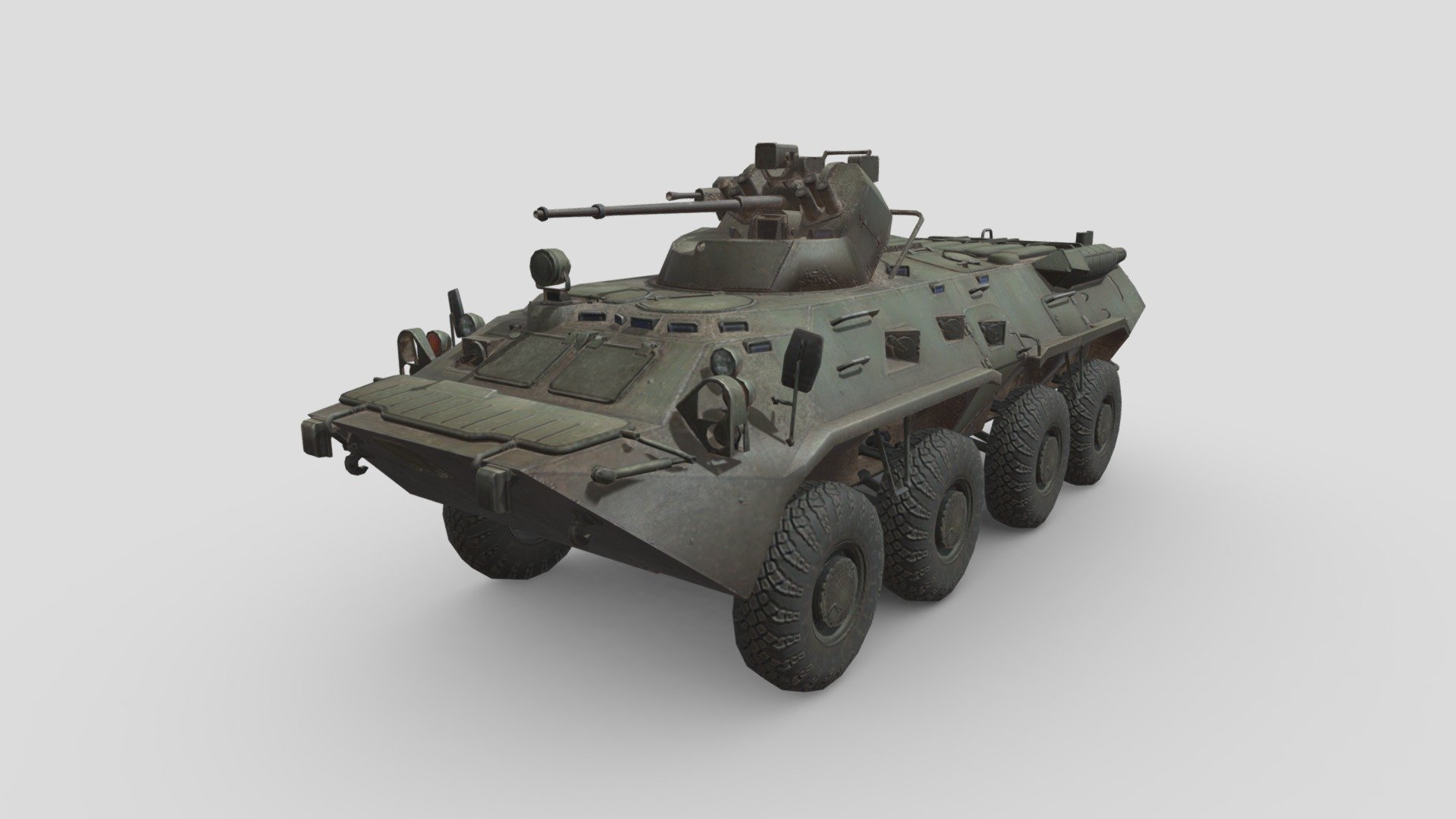 BTR-80A 3d model