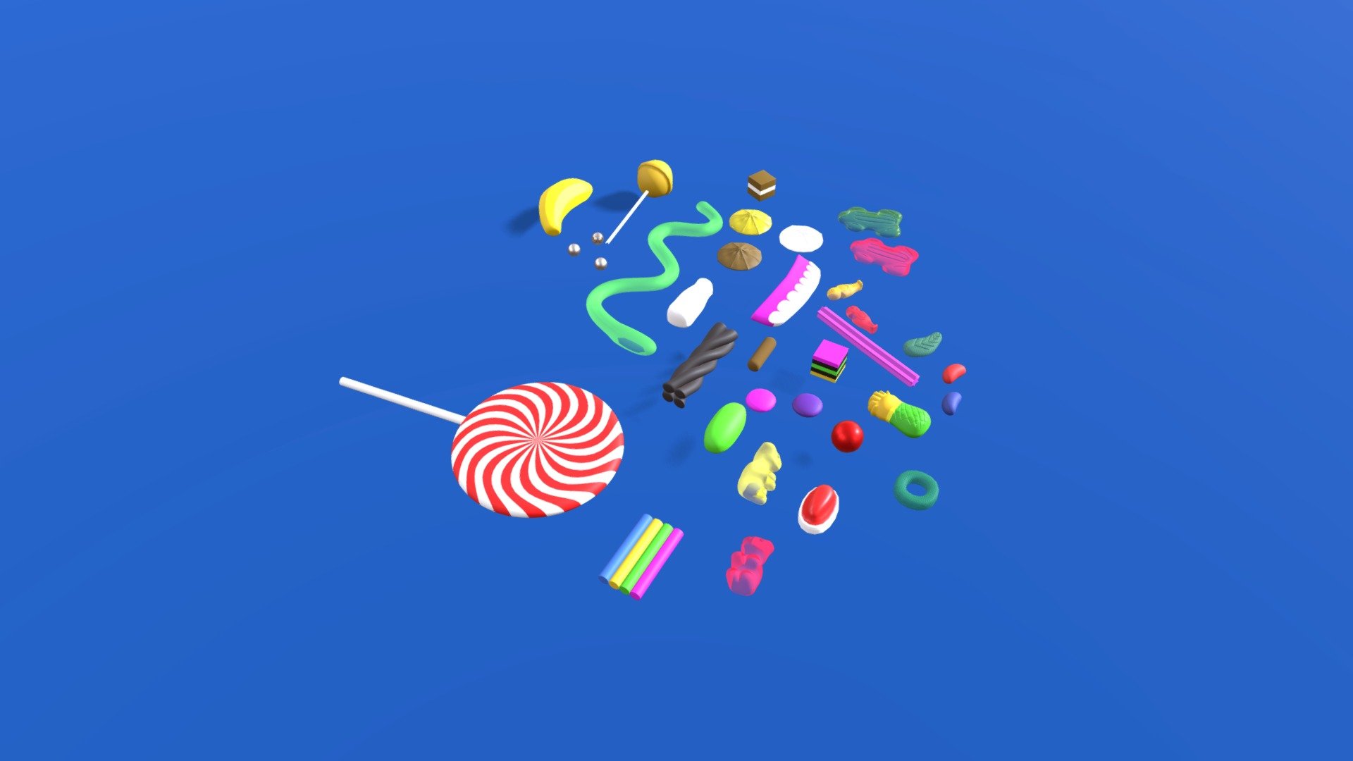 ASSORTED LOLLIES 3d model