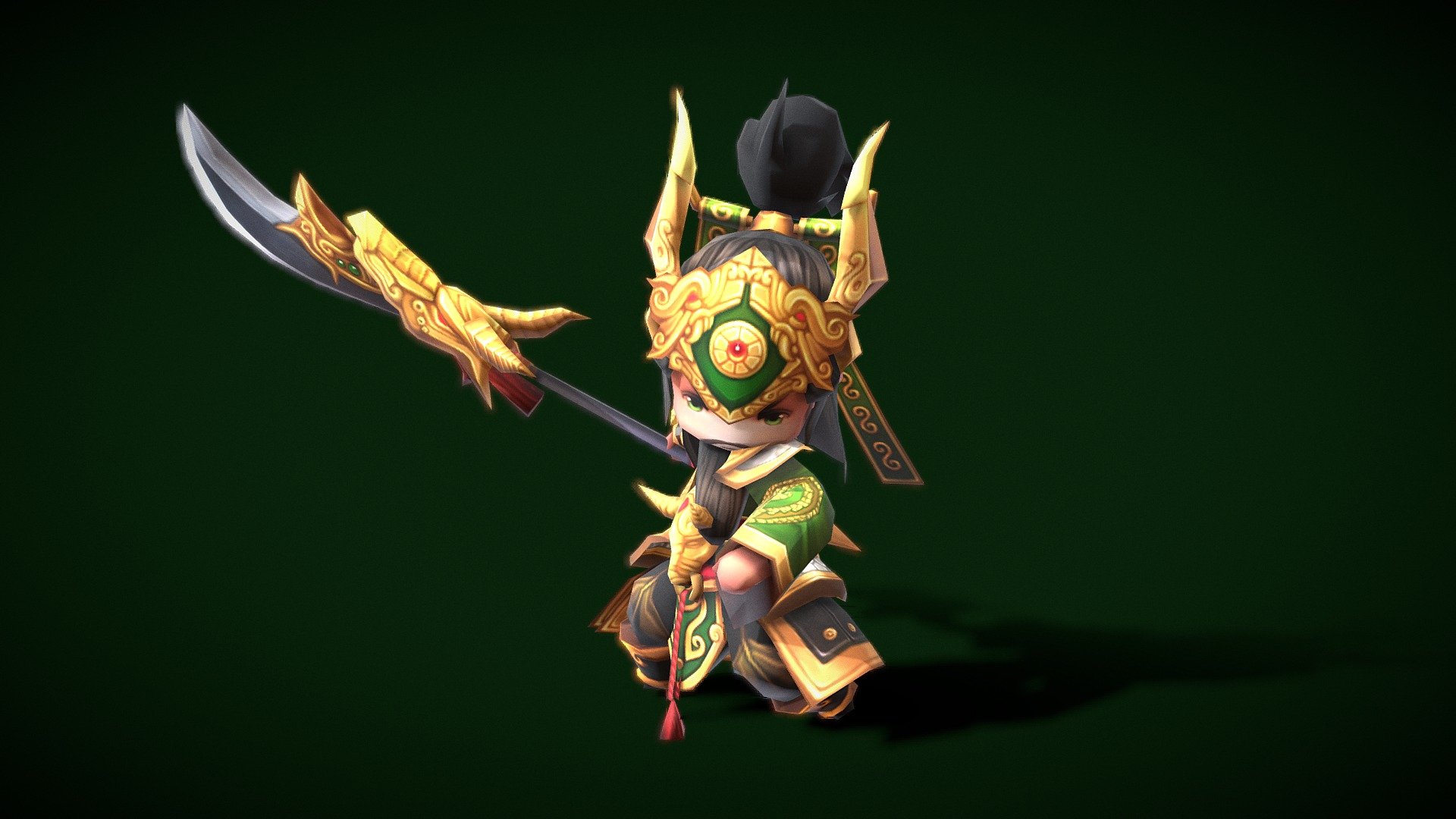 Three kingdoms 3d model