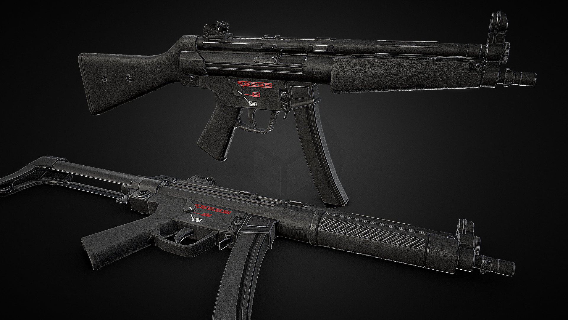 MP5 3d model