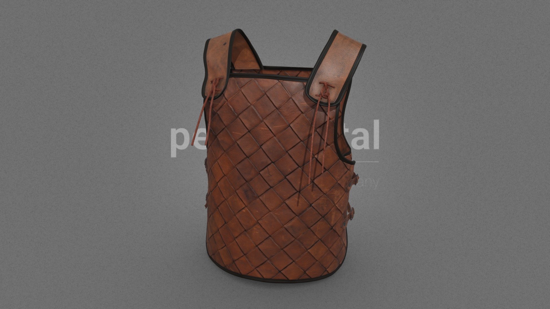 Leather Cuirass 01 3d model